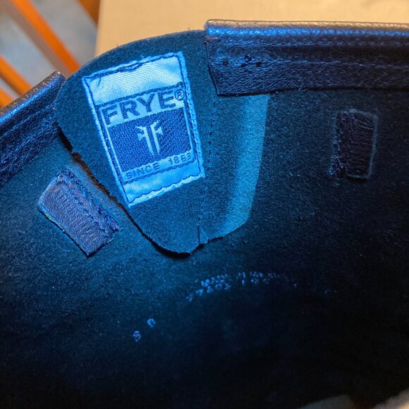 Frye Leather Buckle Boots Women Size 8 - Picture 8 of 15